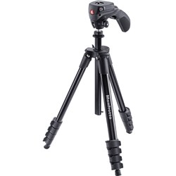 Manfrotto Compact Action Black Tripod 001